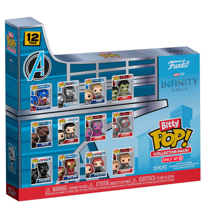 Pack Funko Bitty POP! Marvel Infinity Saga con 12 mini figuras