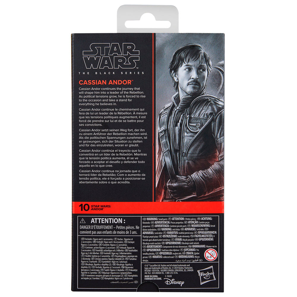 Figura articulada de Cassian Andor de Star Wars: Andor en su caja - 9