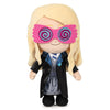 Peluche de Luna Lovegood de Harry Potter con gafas rosas y túnica negra
