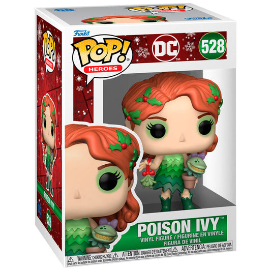 Figura Funko POP! Poison Ivy Holiday con vestido verde y planta carnívora - 2