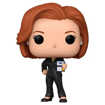 Figura Funko POP! de Dana Scully de Expediente X con identificación del FBI