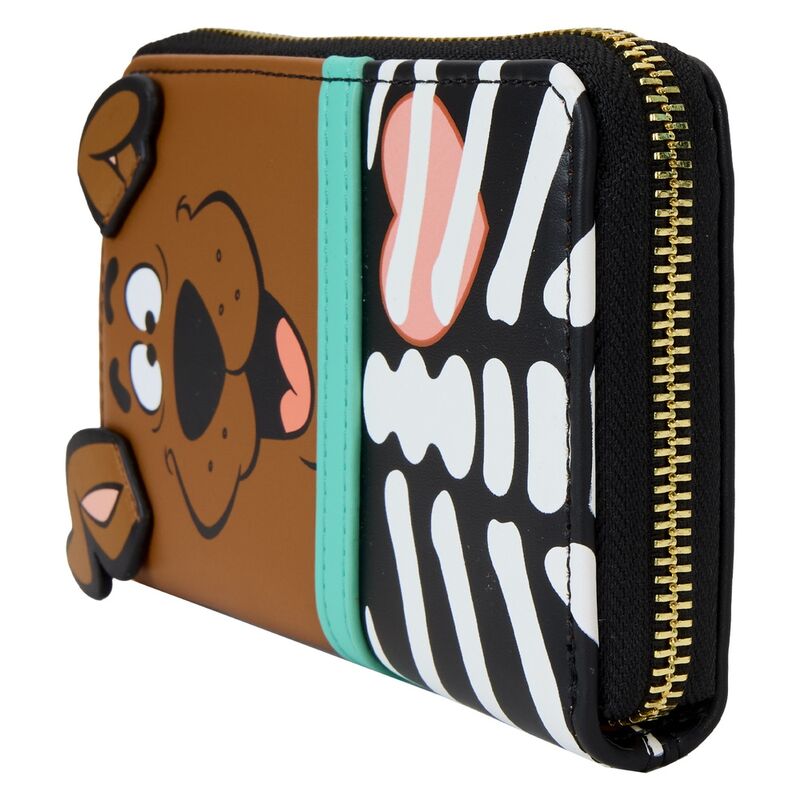 Cartera Skeleton de Scooby-Doo Loungefly con rostro de Scooby y estampado de esqueleto - 3