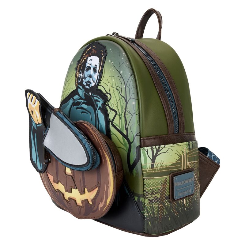 Mochila Loungefly de Michael Myers con calabaza de Halloween - 4