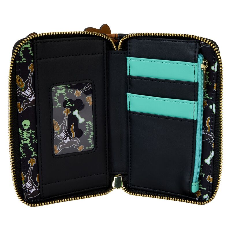 Cartera Skeleton de Scooby-Doo Loungefly con rostro de Scooby y estampado de esqueleto - 5
