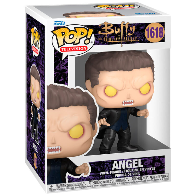 Figura Funko POP! de Angel de Buffy Cazavampiros con ojos amarillos y colmillos - 2