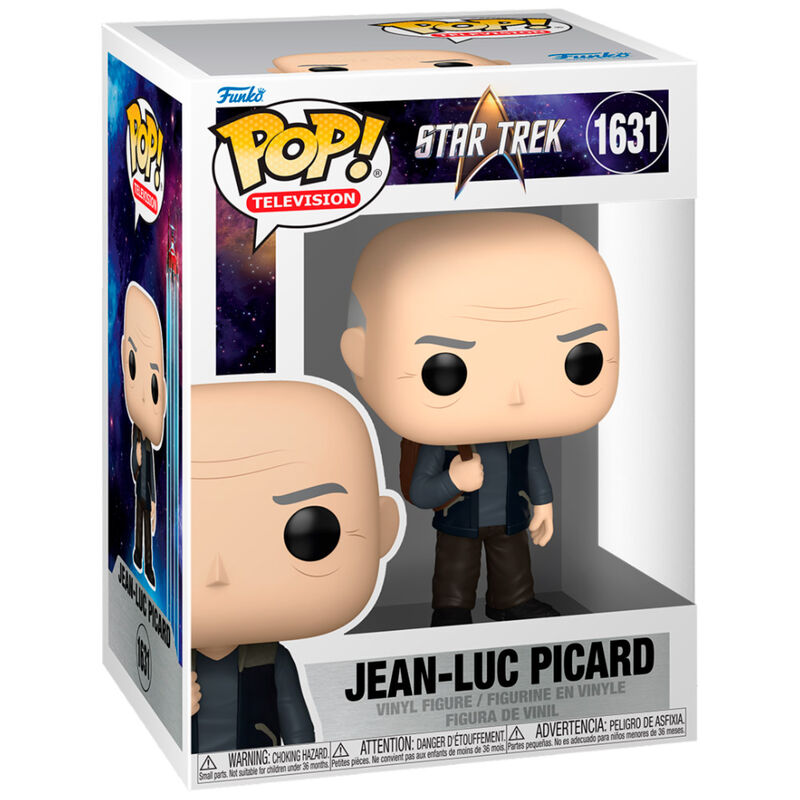 Figura Funko POP! de Jean-Luc Picard de Star Trek en caja