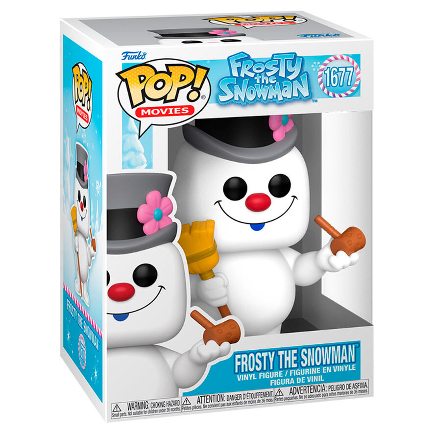 Figura Funko POP! de Frosty the Snowman con dos muñecos de nieve en caja