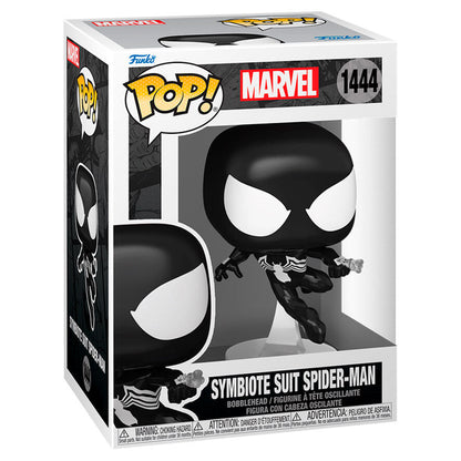 Figura Funko POP! Marvel de Spider-Man con traje simbionte en caja