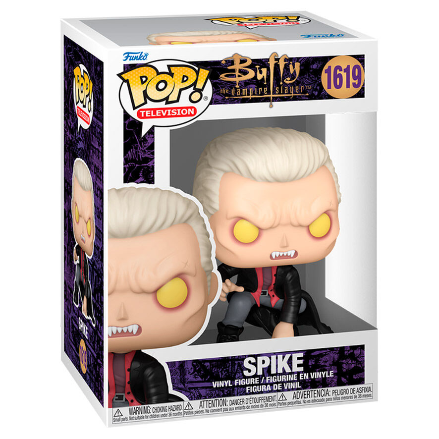 Figura Funko POP! de Spike de Buffy Cazavampiros en caja
