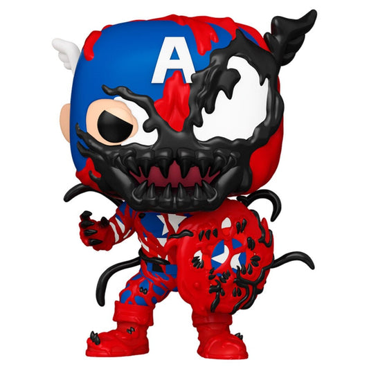 Figura Funko POP! de Carnage combinado con Capitán América
