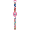 Reloj digital rosa de Hello Kitty con correa estampada