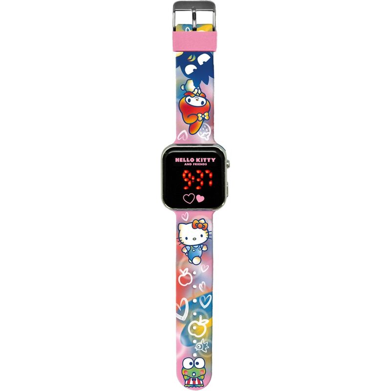 Reloj LED rosa de Hello Kitty and Friends - 2
