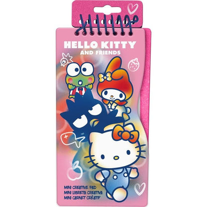 Mini libreta creativa para colorear Hello Kitty y sus amigos