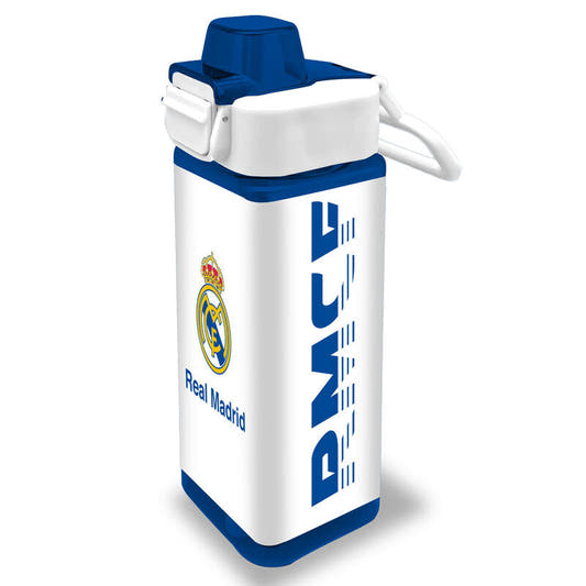 Cantimplora Real Madrid de plástico azul y blanca de 500 ml