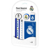 Set de papelería Real Madrid de 5 piezas en azul y blanco