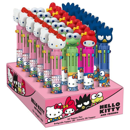 Bolígrafos Hello Kitty y amigos con topper 3D en colores surtidos - 2