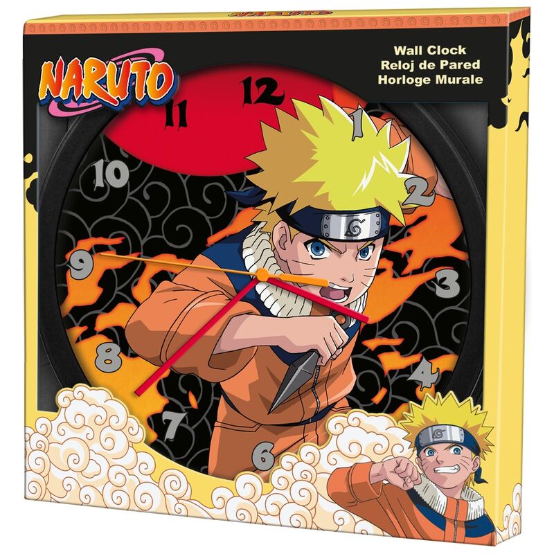 Reloj de pared Naruto Shippuden con Naruto Uzumaki - 2