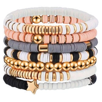 Kit WOW Generation para crear pulseras con cuentas y charms dorados - 4