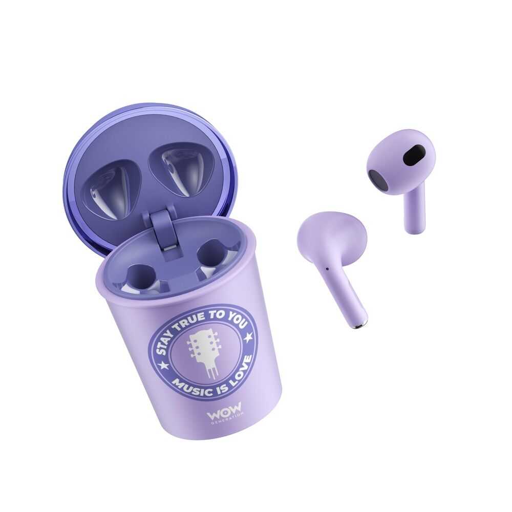 Auriculares inalámbricos WOW GENERATION con estuche tipo vaso en colores surtidos - 5