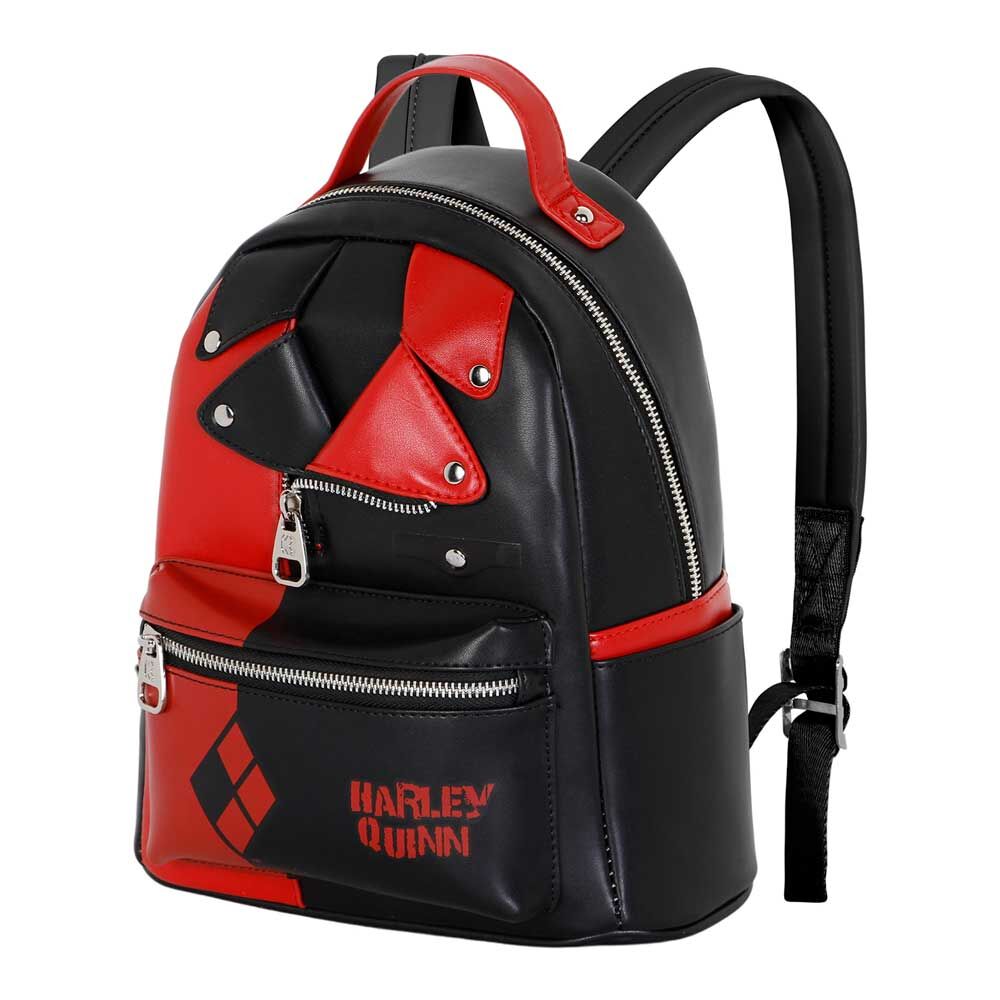 Mochila negra y roja de Harley Quinn DC Comics - 2