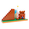 Playset final de nivel de Super Mario Bros con figura de Mario