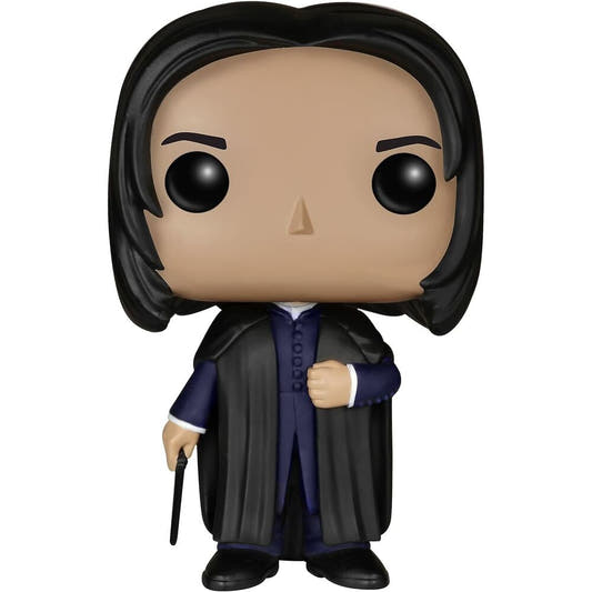 Figura FUNKO POP de Severus Snape con túnica negra y varita