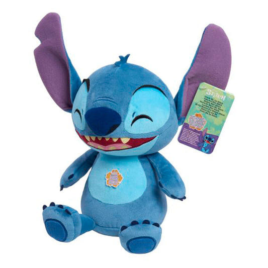 Peluche Stitch Disney azul de 28 cm con grandes orejas rosas - 2