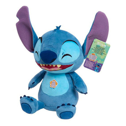 Peluche Stitch Disney azul de 28 cm con grandes orejas rosas - 2