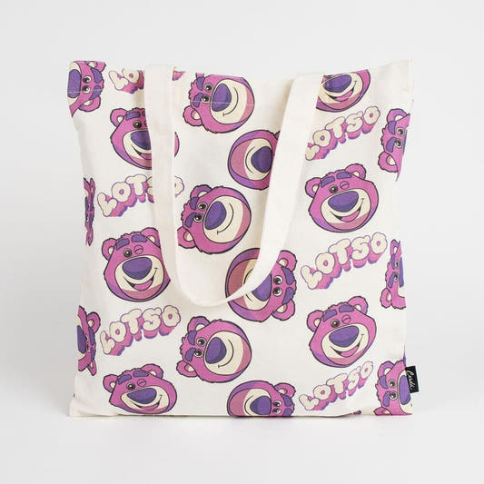 Bolsa shopping de Lotso de Toy Story con estampado integral y asas largas - 2
