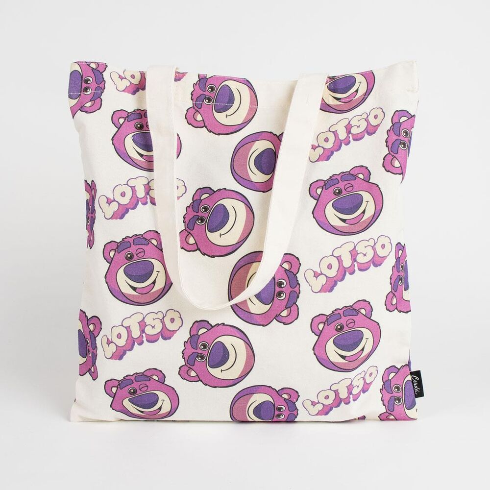 Bolsa shopping de Lotso de Toy Story con estampado integral y asas largas - 2