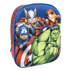 Mochila azul de Los Vengadores Marvel con Hulk, Capitán América, Thor e Iron Man