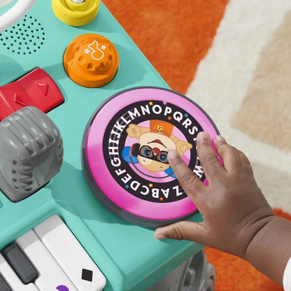 Mesa de mezclas DJ musical Fisher-Price con piano y actividades - 4