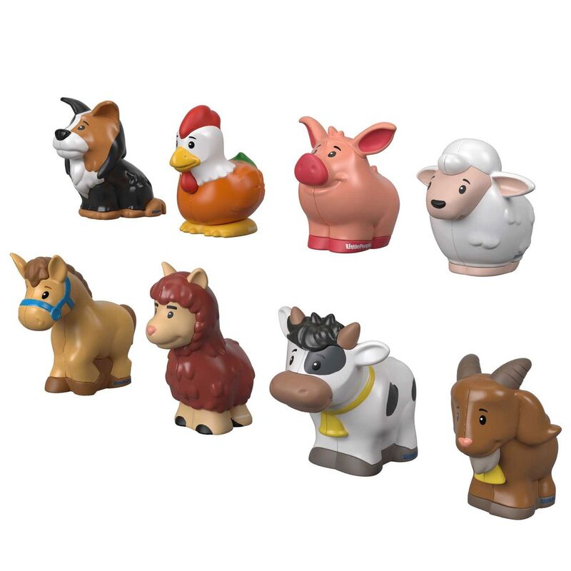 Blíster Fisher-Price Little People con ocho animales de la granja - 4