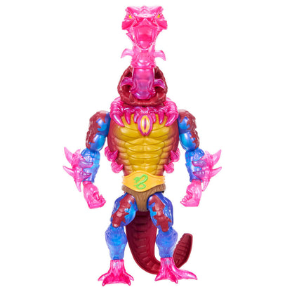 Figura articulada Rattlor Turtles of Grayskull de colores rosa y azul - 2