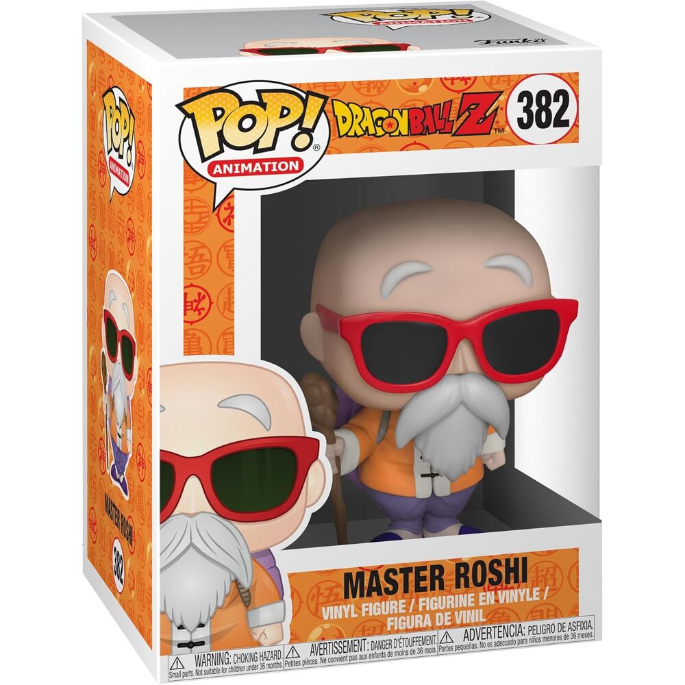 Figura Funko POP! de Dragon Ball Z Gohan Master Roshi con bastón - 3