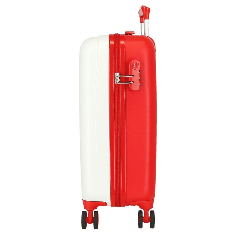 Maleta trolley Spider-Man Marvel blanca y roja con cuatro ruedas dobles - 3