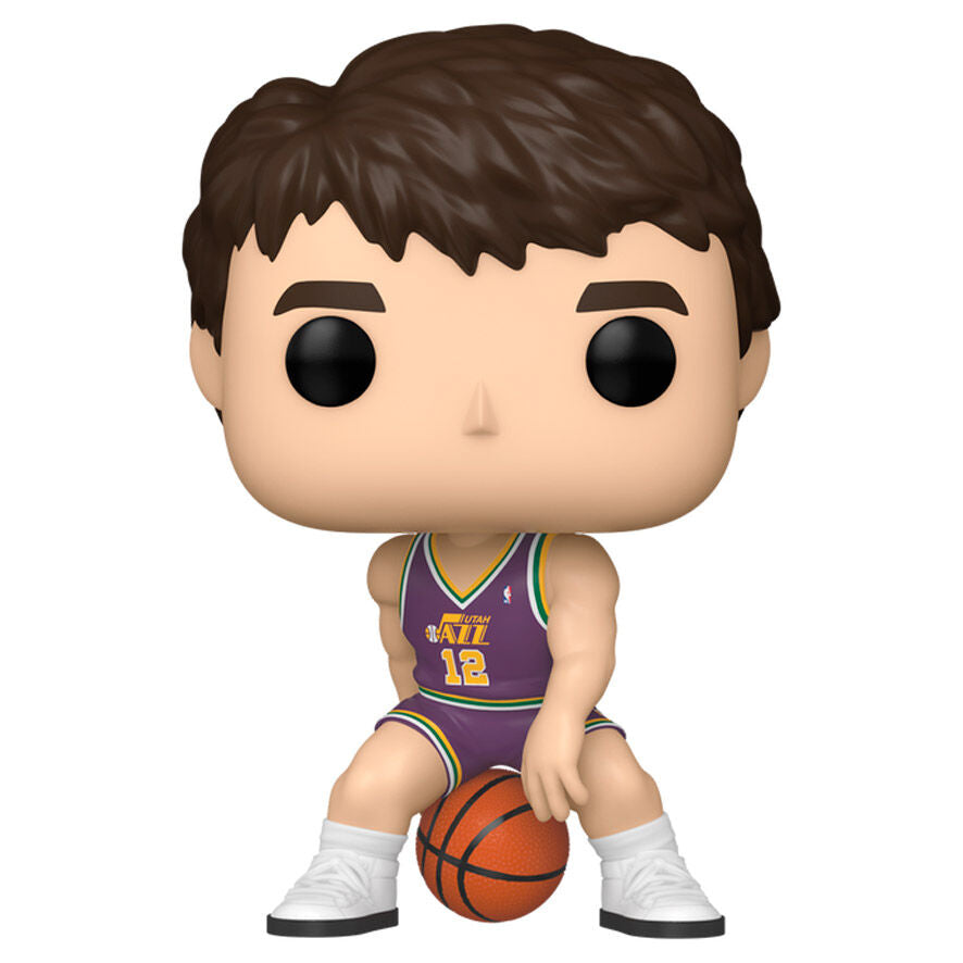 Figura Funko POP! de John Stockton con uniforme de los Utah Jazz y balón - 2
