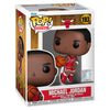 Figura Funko POP! de Michael Jordan con uniforme de los Chicago Bulls y balón