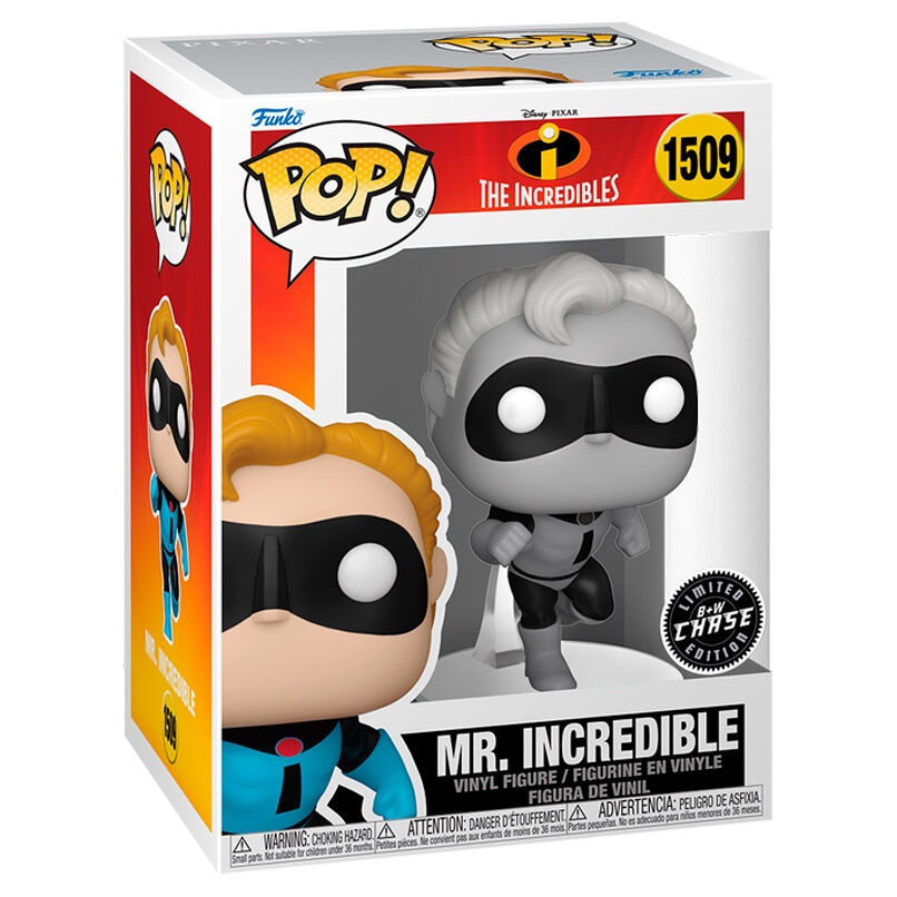 Figura Funko POP! de Mr. Increíble de Los Increíbles en caja, versión estándar y Chase - 4
