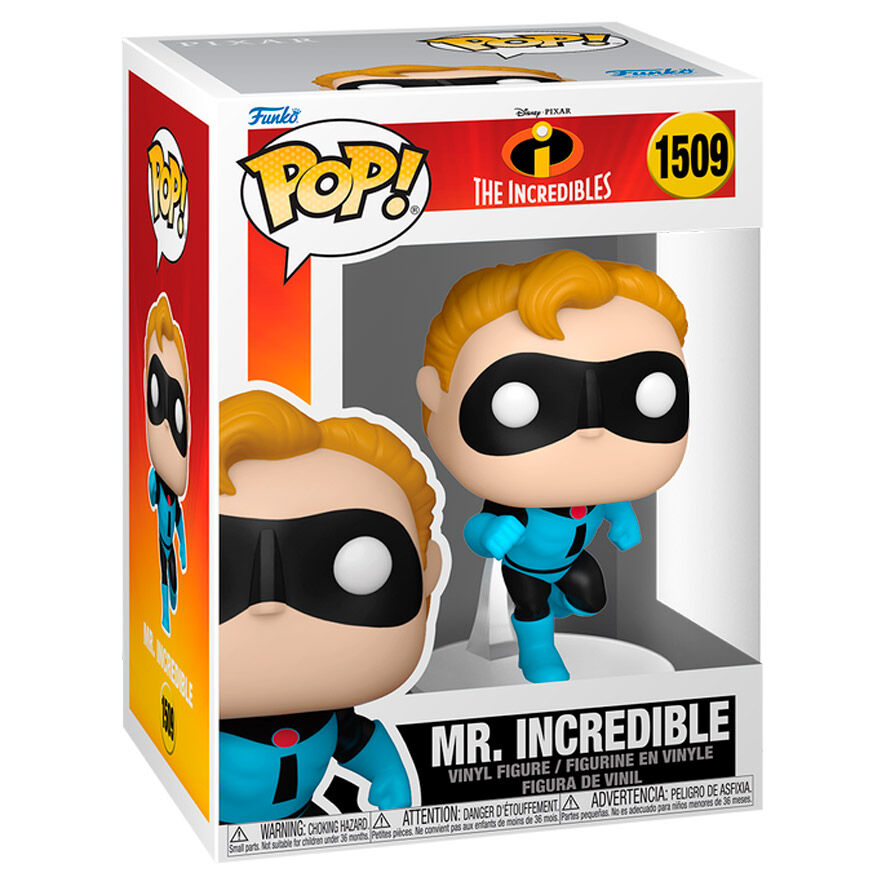Figura Funko POP! de Mr. Increíble de Los Increíbles en caja, versión estándar y Chase - 2