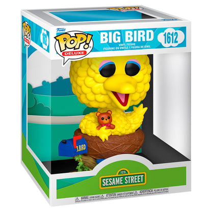 Figura Funko POP! Deluxe de Big Bird en un nido con osito y buzón