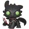 Figura Funko POP! de Toothless con alas y ojos verdes