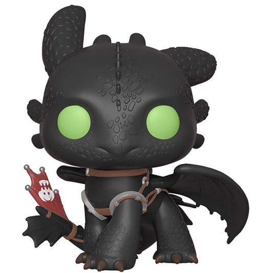 Figura Funko POP! de Toothless con alas y ojos verdes