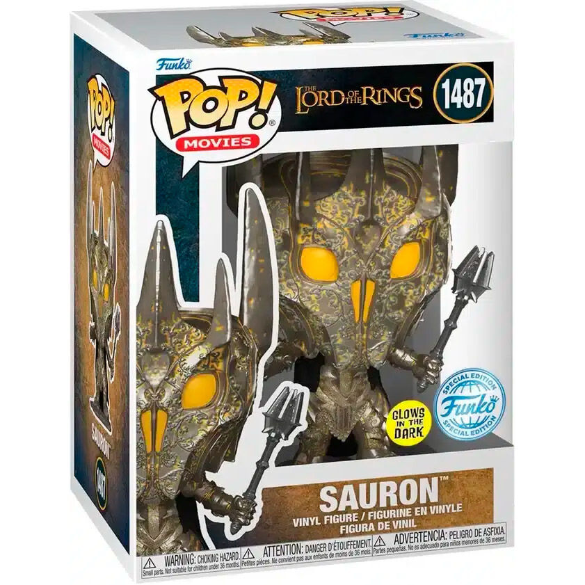 Figura FUNKO POP! Exclusive de Sauron con armadura y arma