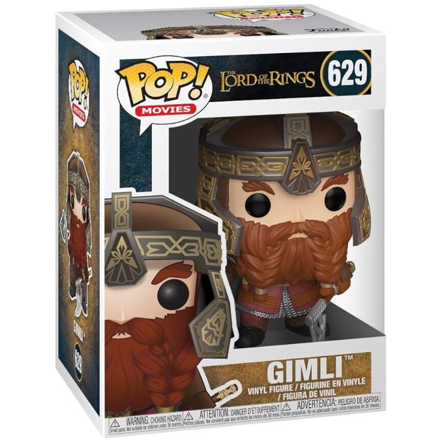 Figura Funko POP! de Gimli con casco, armadura y hacha - 2
