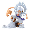 Figura de Monkey D. Luffy Gear 5 de One Piece con efecto de nube