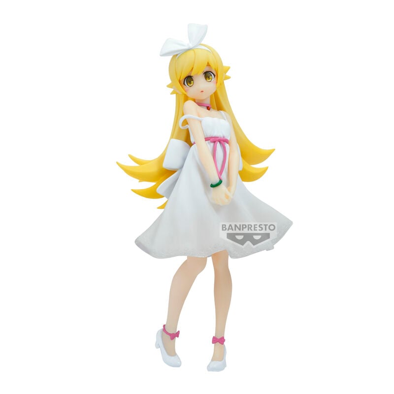 Figura de Shinobu Oshino de Monogatari con vestido blanco