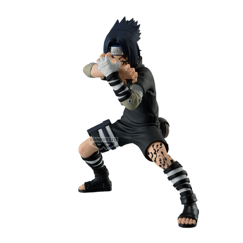 Figura de Sasuke Uchiha Vibration Stars de Naruto Shippuden en pose de combate