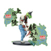 Figura de Gyutaro de Demon Slayer sobre base circular negra