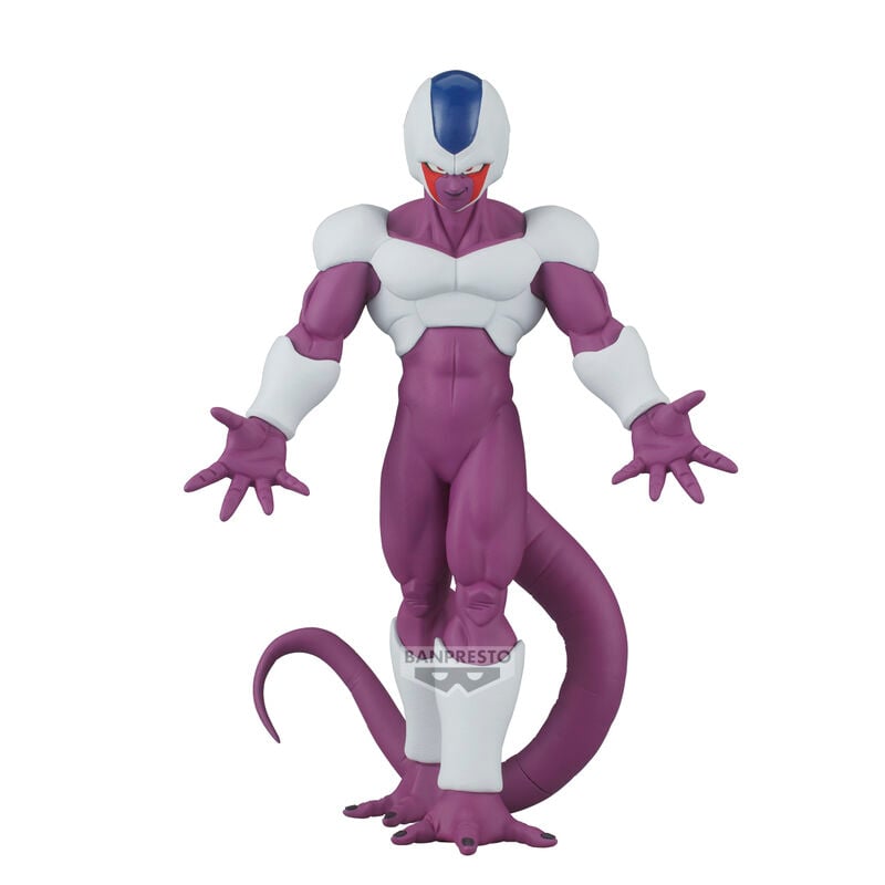 Figura de Cooler de Dragon Ball Z en tonos morados y blancos
